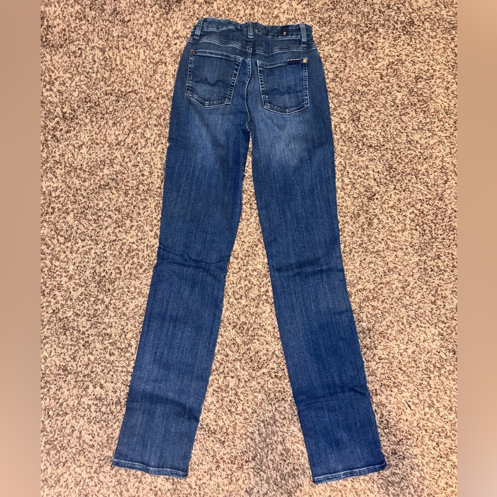 High Rise Straight Leg Jeans - Picture 2 of 4